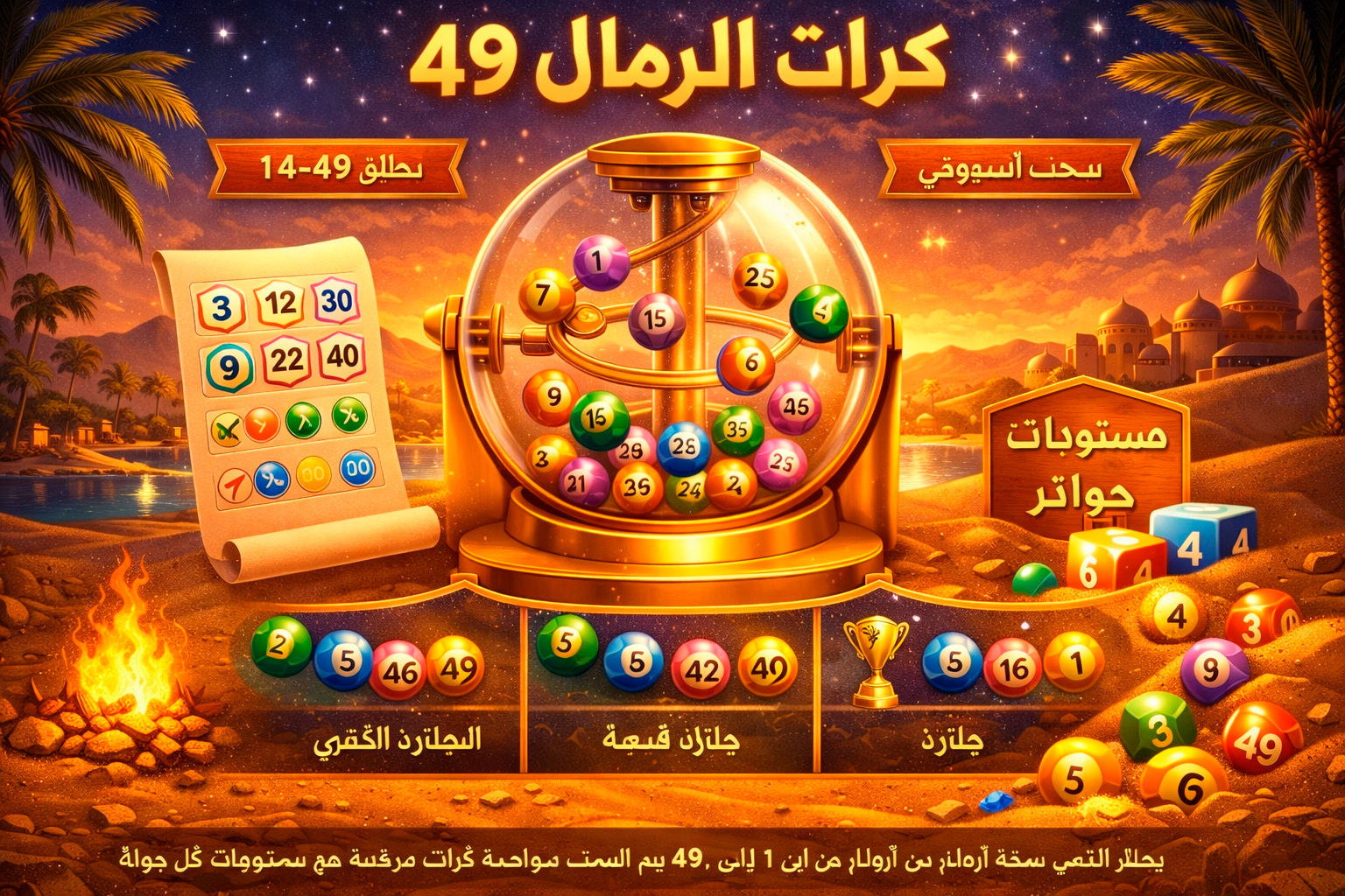 صورة لعبة عجلة واحة الجوائز